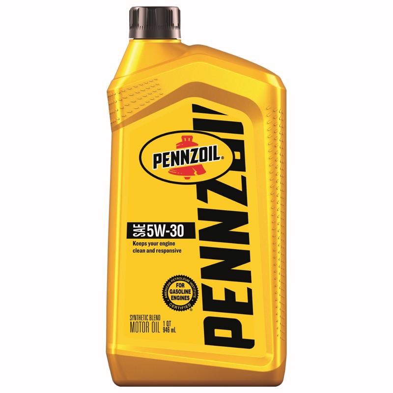 PENNZOIL - Pennzoil 5W-30 Synthetic Blend Motor Oil 1 qt 1 pk - Case of 6