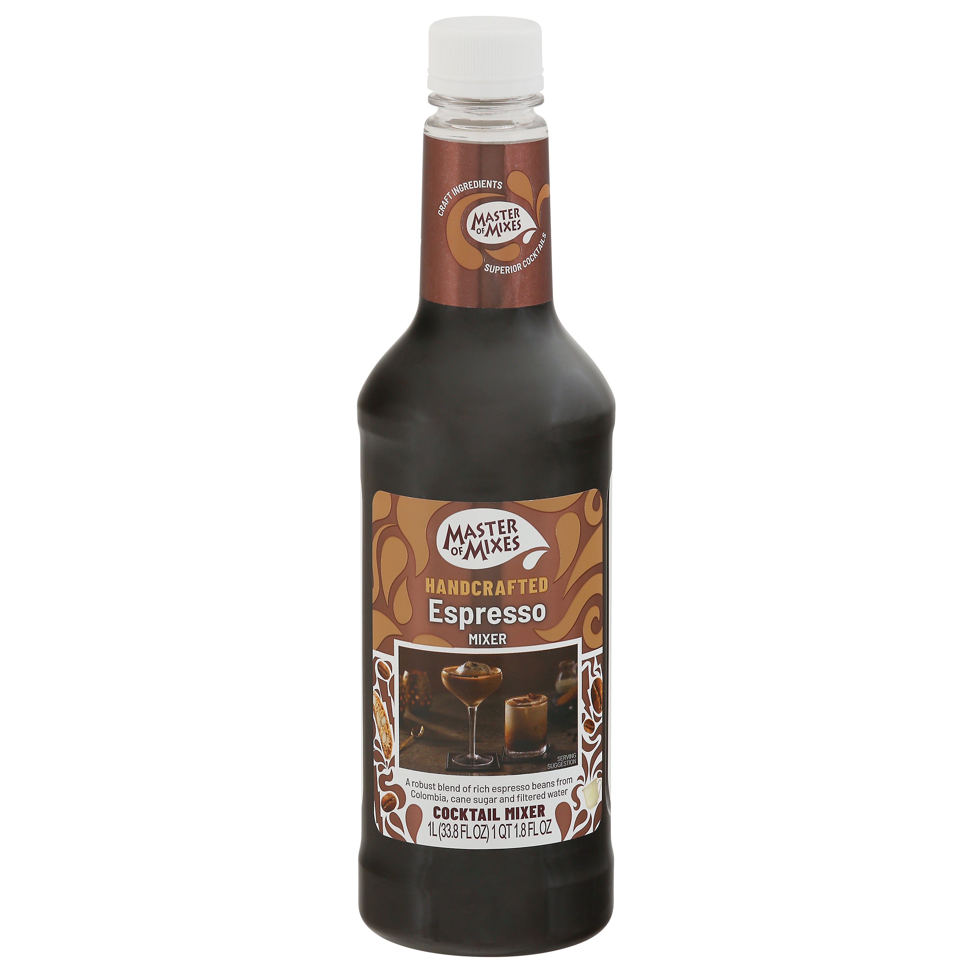 Master of Mixes Espresso Cocktail Mixer 33.8 fl oz - Case of 12