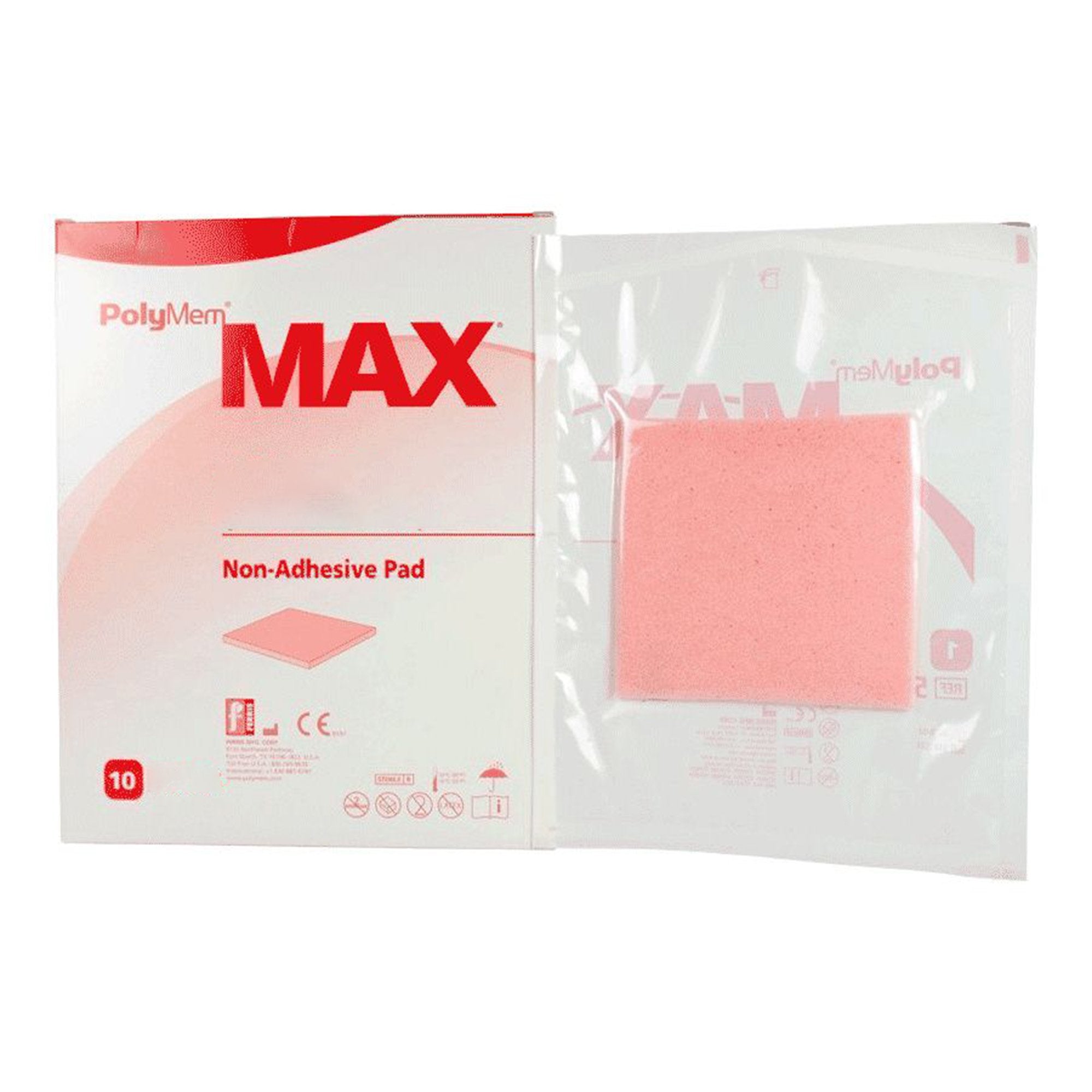 Ferris Manufacturing - Foam Dressing PolyMem® Max® 3 X 3 Inch Without Border Film Backing Nonadhesive Square Sterile [40/CS]