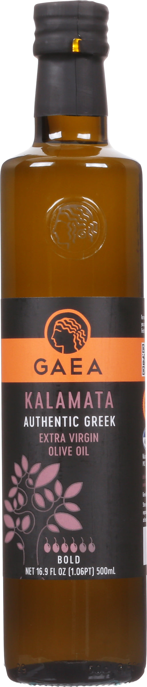 Gaea Kalamata Bold Extra Virgin Olive Oil 16.9 fl oz - Case of 6