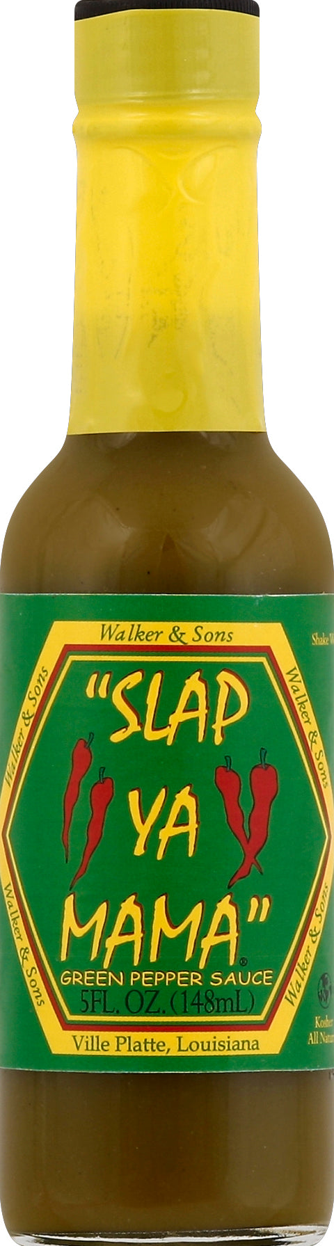 Slap Ya Mama Green Pepper Sauce 5 oz - Case of 12