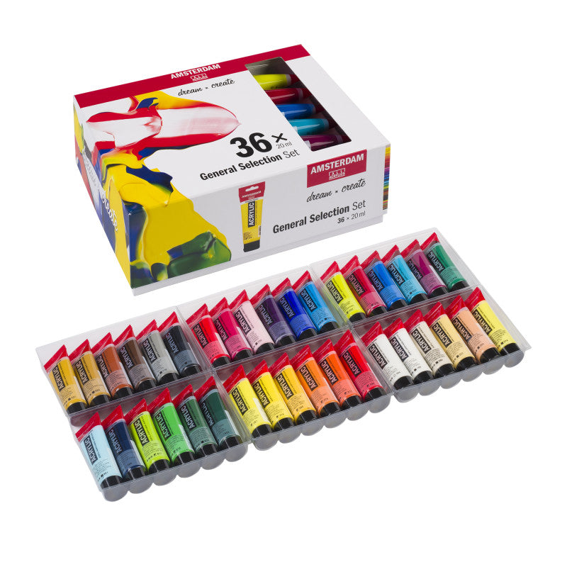 Standard Acrylic General Set, 36 x 20mL