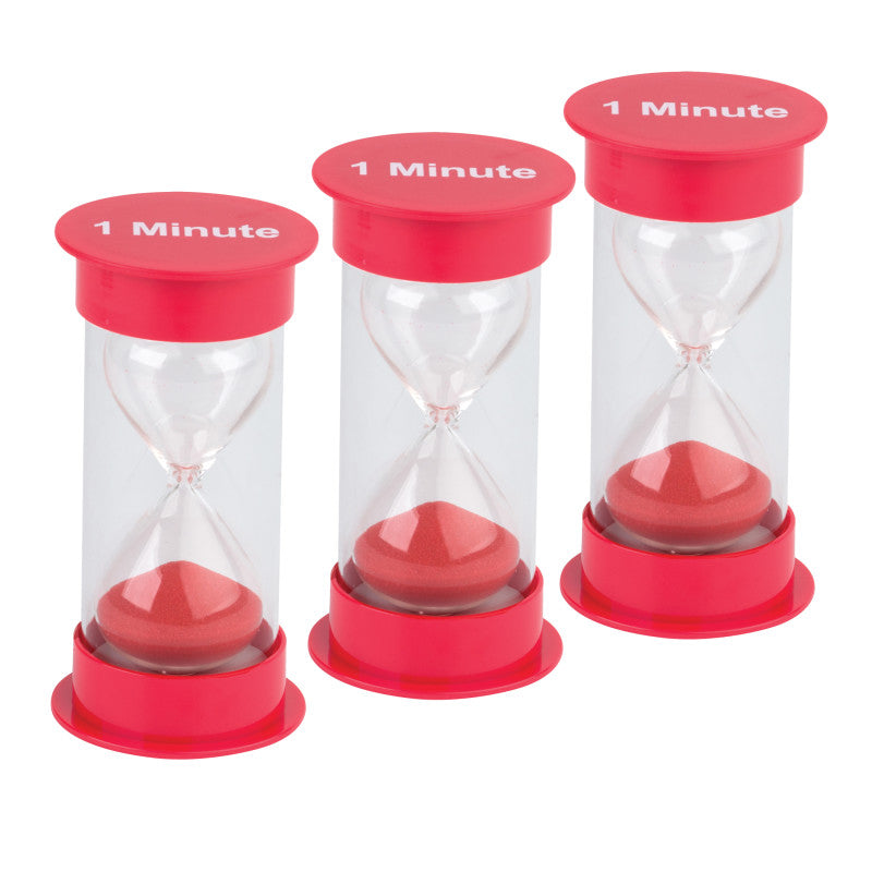 TEACHER CREATED RESOURCES - Sand Timer, Medium, 1 Minute, Pack of 3