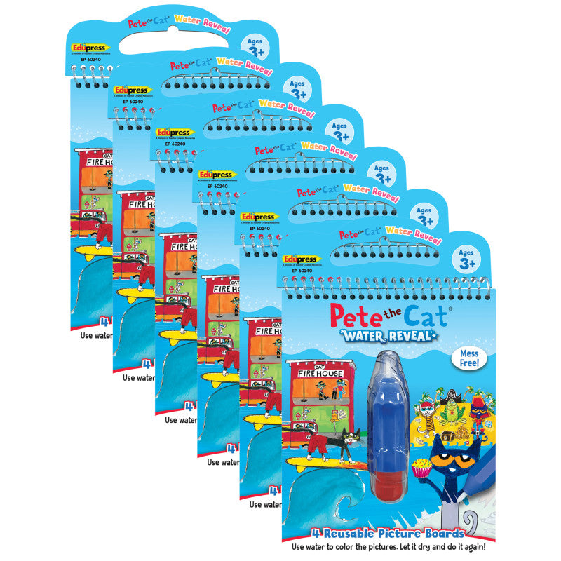 TEACHER CREATED RESOURCES - Pete The Cat Water Reveal, 6 Sets