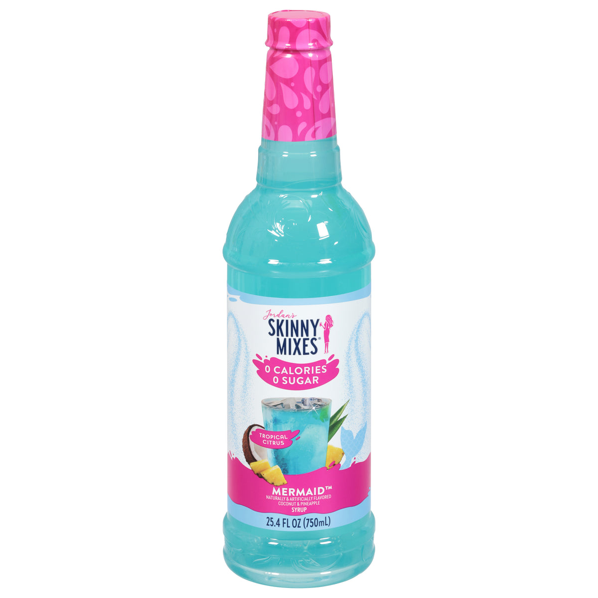 Jordan's Skinny Mixes Mermaid Syrup 25.4 fl oz - Case of 6