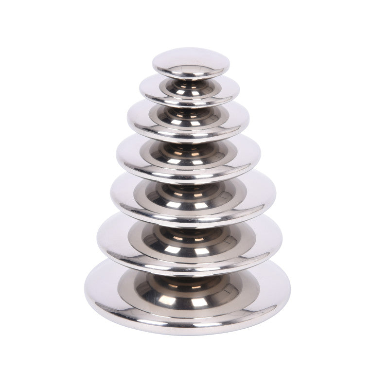 TICKIT - Sensory Reflective Silver Buttons - Set of 7