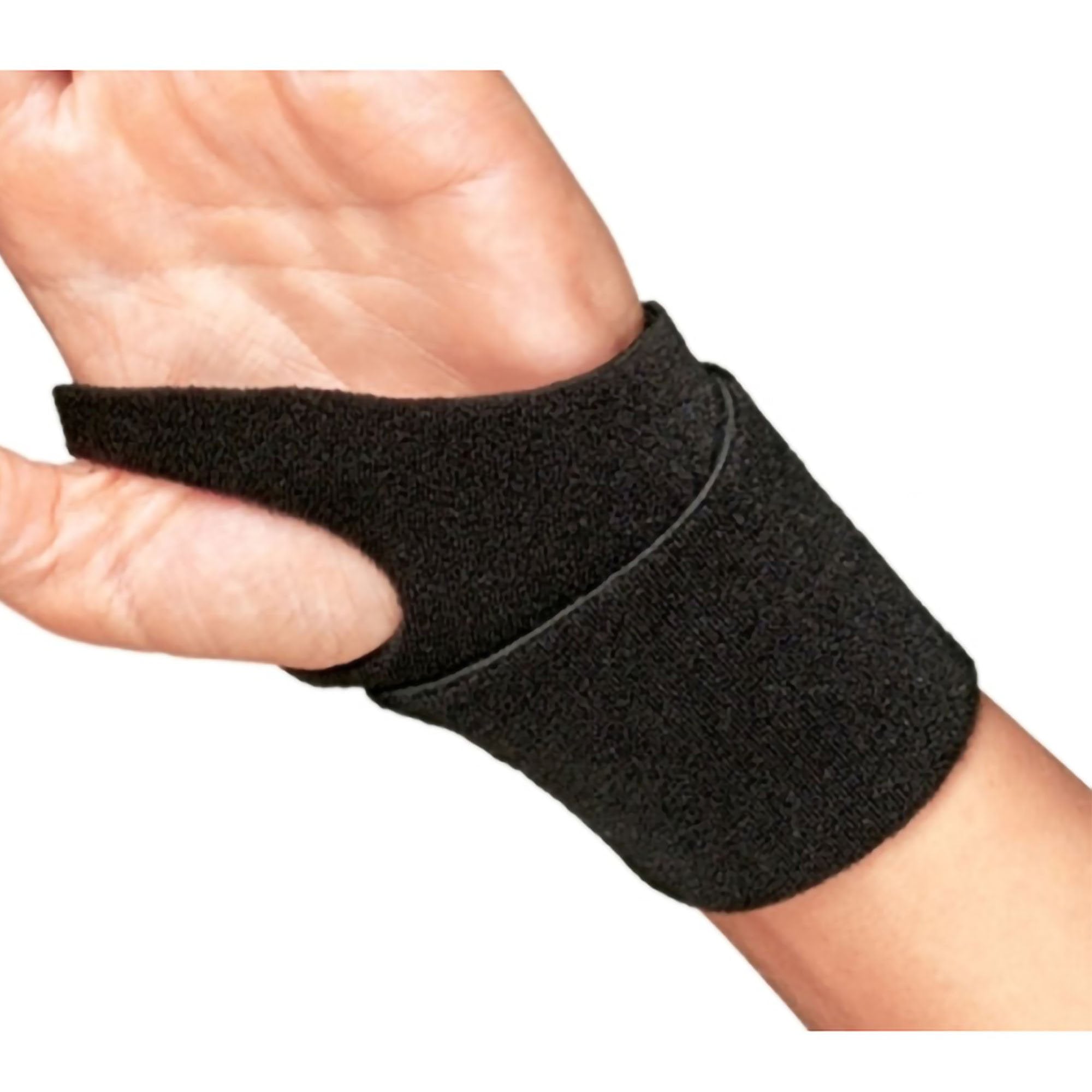 DJO - Wrist Support ProCare® Wraparound / Wristlet Neoprene Left or Right Wrist Black One Size Fits Most [1/EA]
