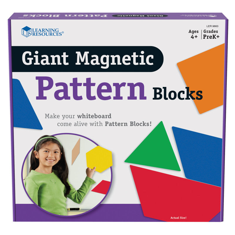 LEARNING RESOURCES - Giant Magnetic Pattern Blocks