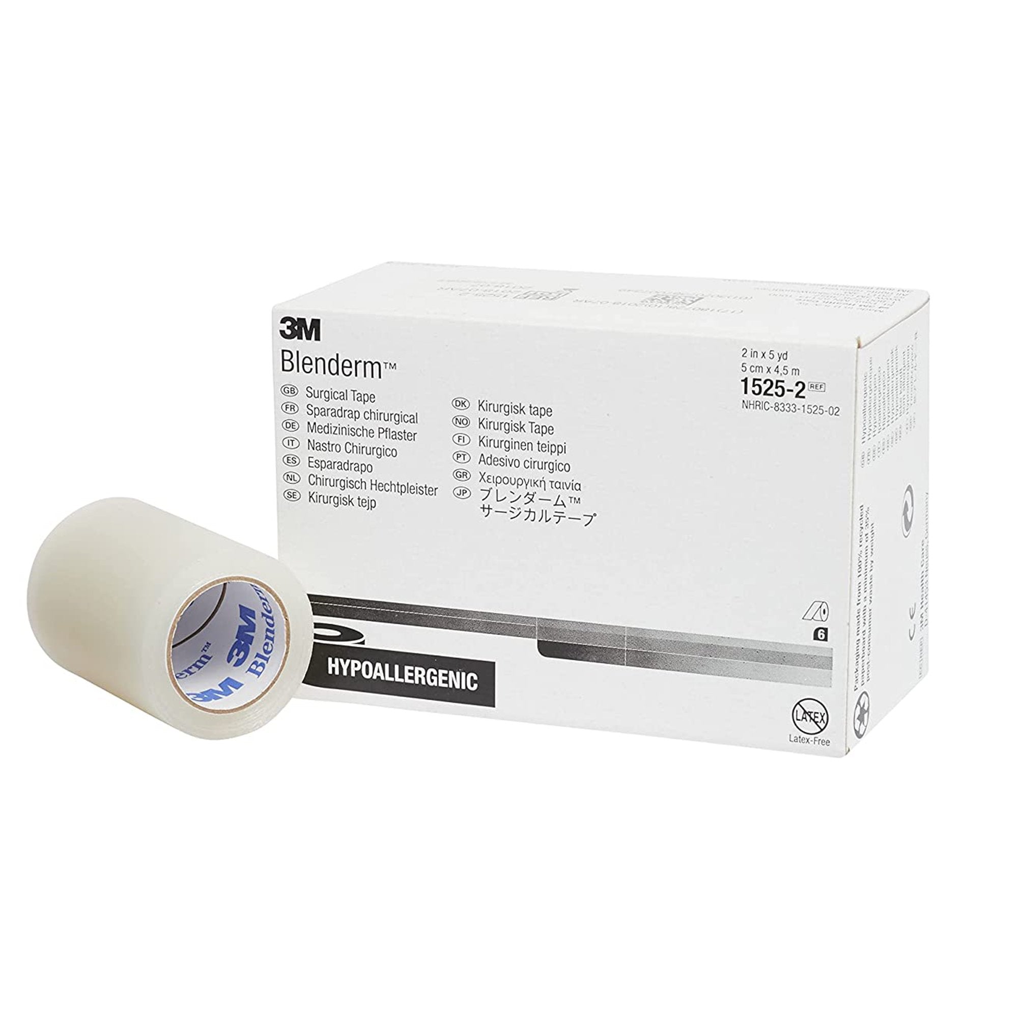 Solventum Corporation - Waterproof Medical Tape 3M™ Blenderm™ Transparent 2 Inch X 5 Yard Plastic NonSterile [6/BX]