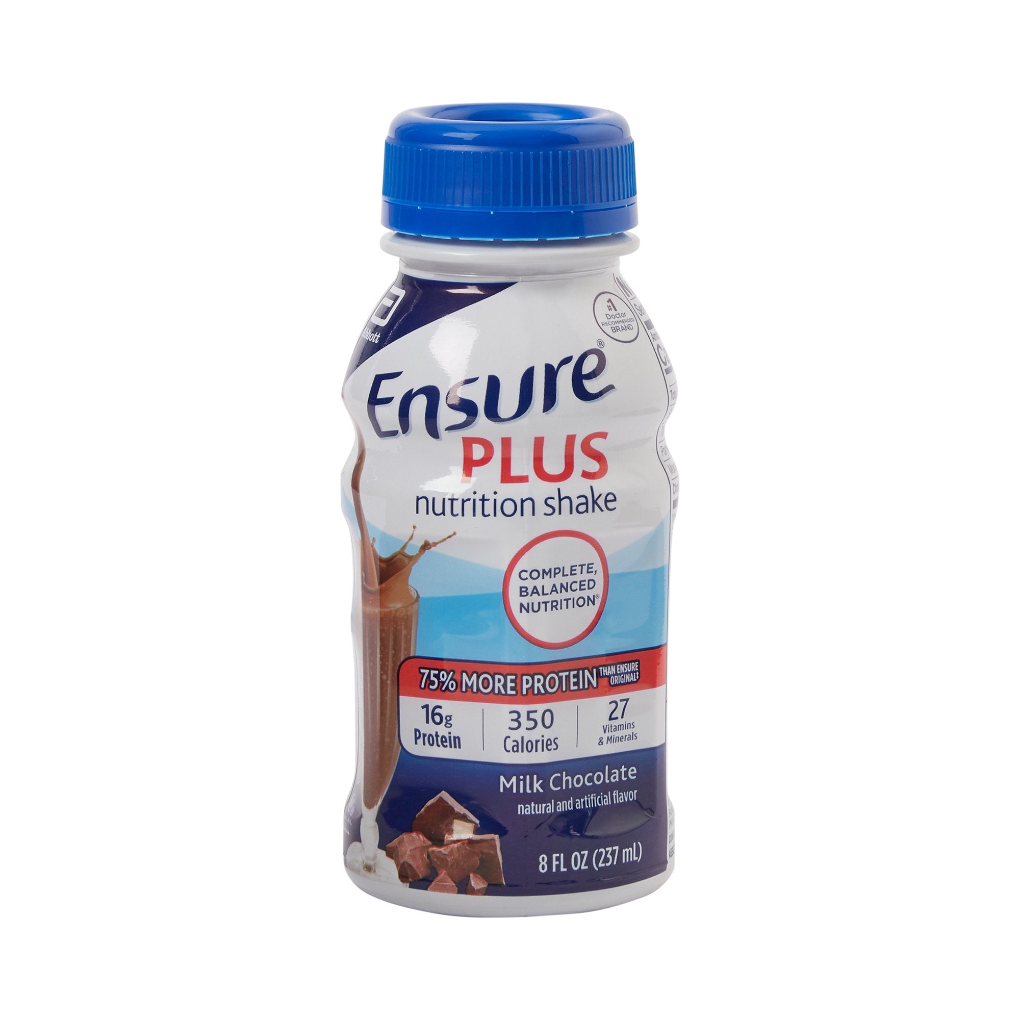 Abbott Nutrition - Oral Supplement Ensure® Plus Nutrition Shake Milk Chocolate Flavor Liquid 8 oz. Bottle [1/EA]