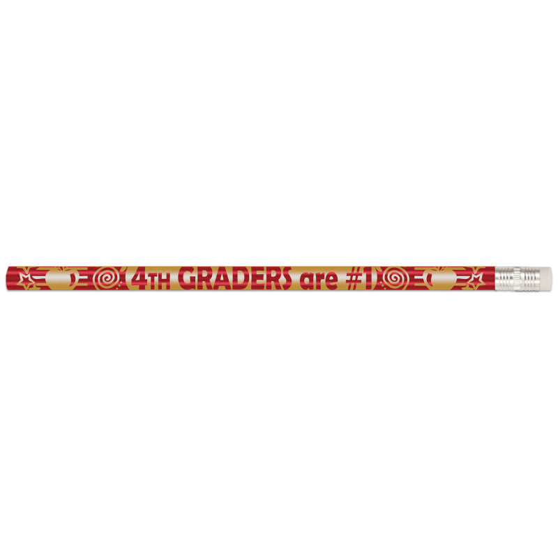 MUSGRAVE PENCIL COMPANY - 4th Graders Are #1 Pencils, 12 Per Pack, 12 Packs