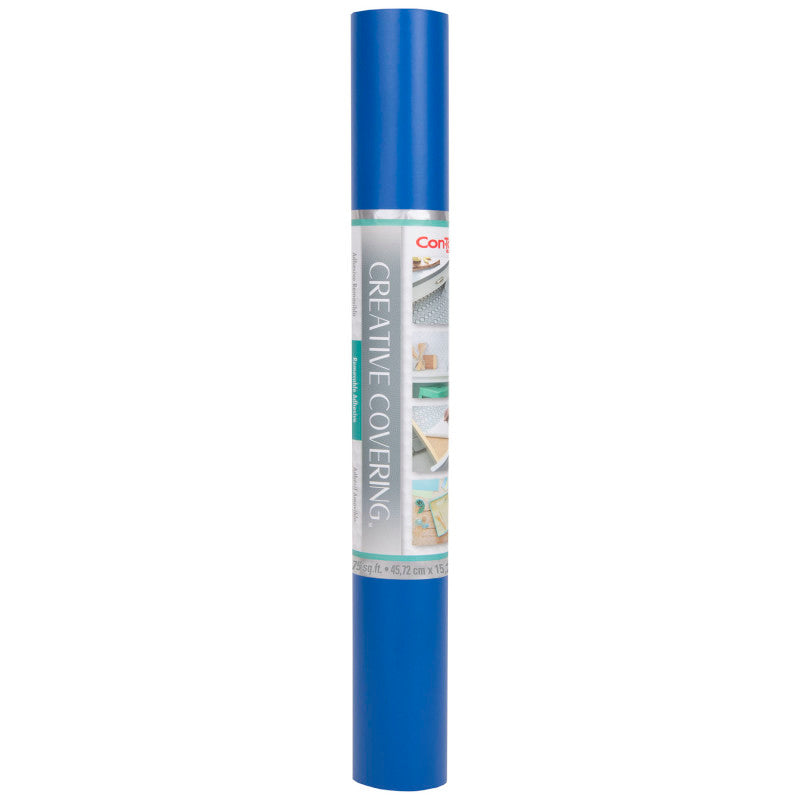 CON-TACT BRAND - Creative Covering™ Adhesive Covering, Royal Blue, 18" x 50 ft