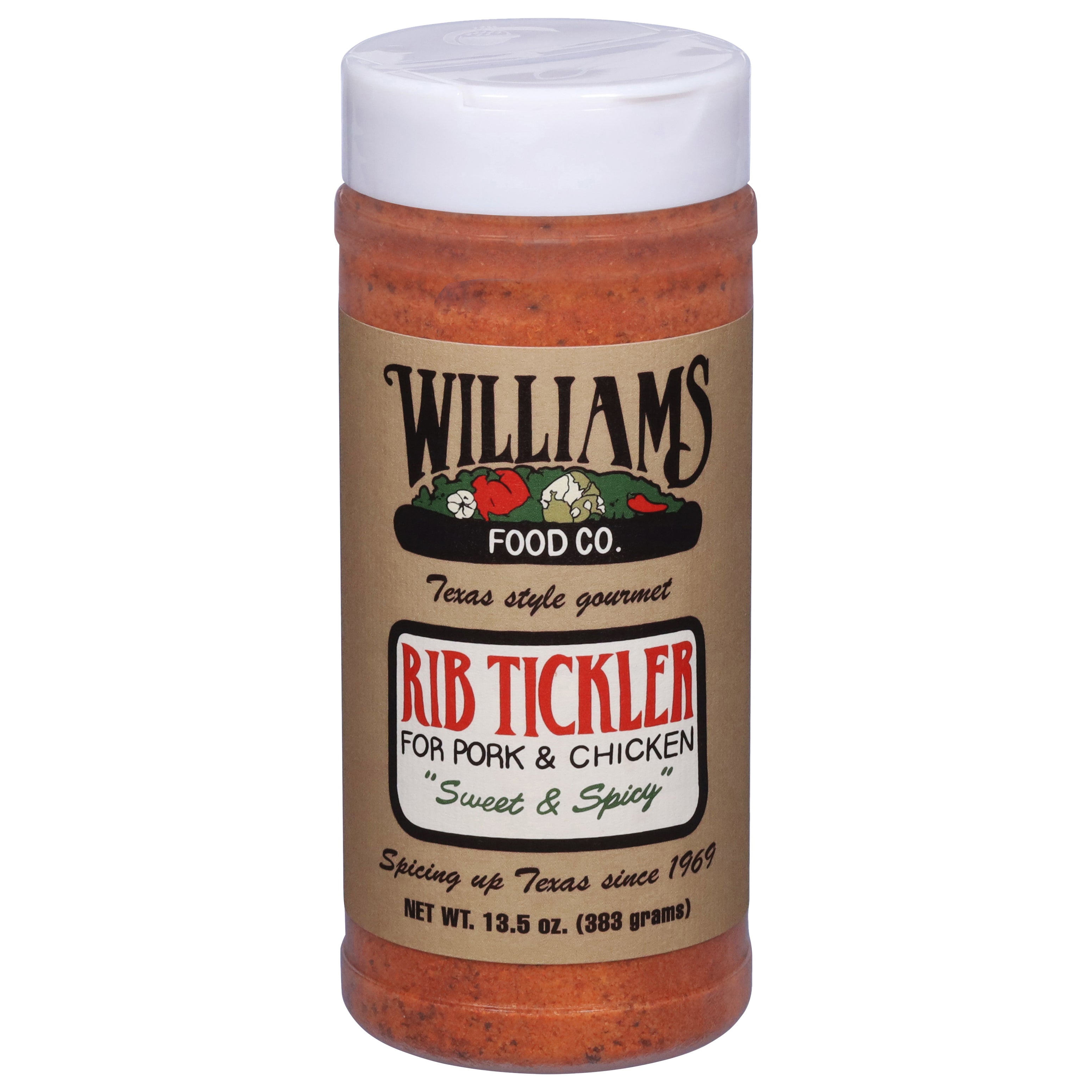 Williams Food Co Texas Style Gourmet Rib Tickler 13.5 oz - Case of 6