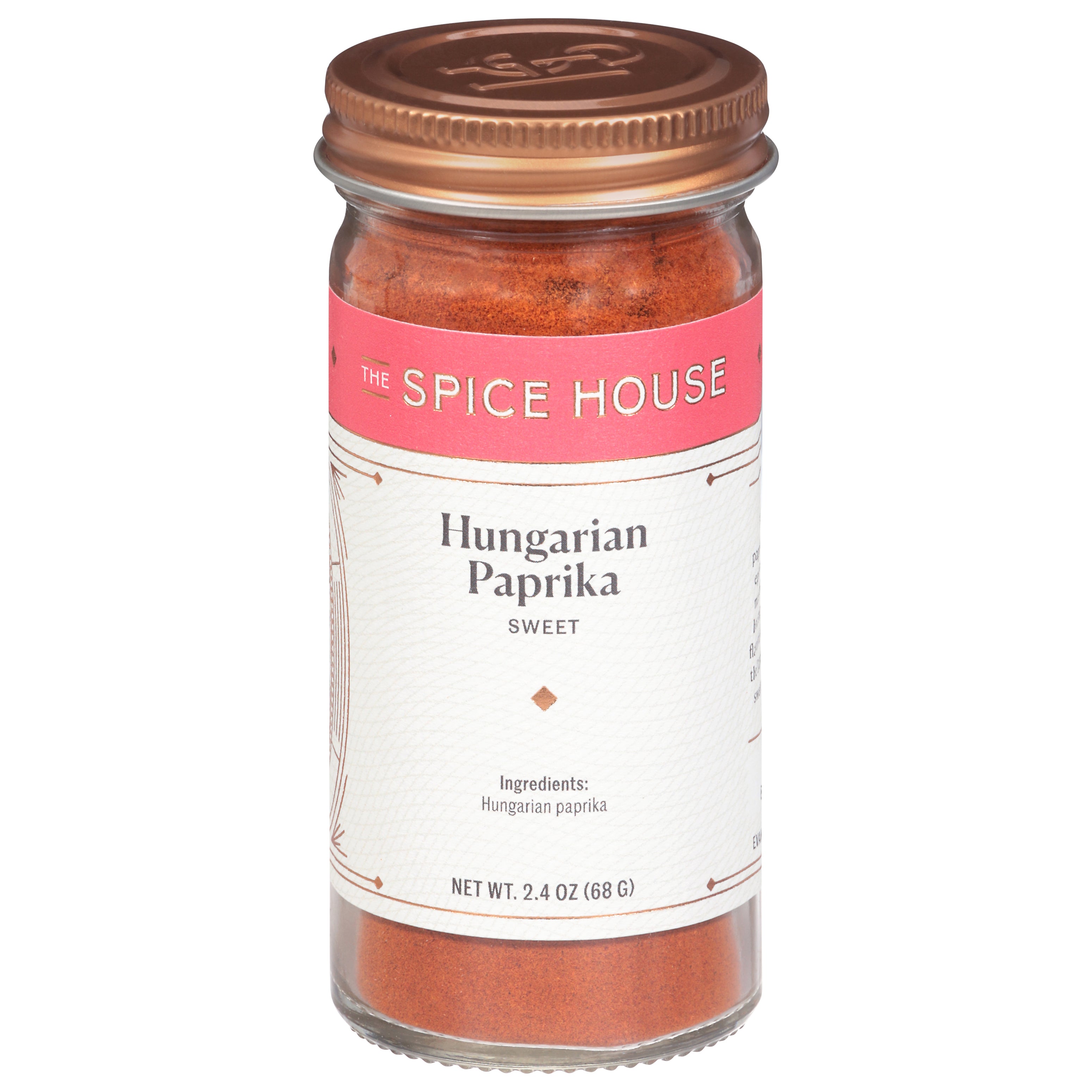 The Spice House Hungarian Sweet Paprika 2.4 oz - Case of 6