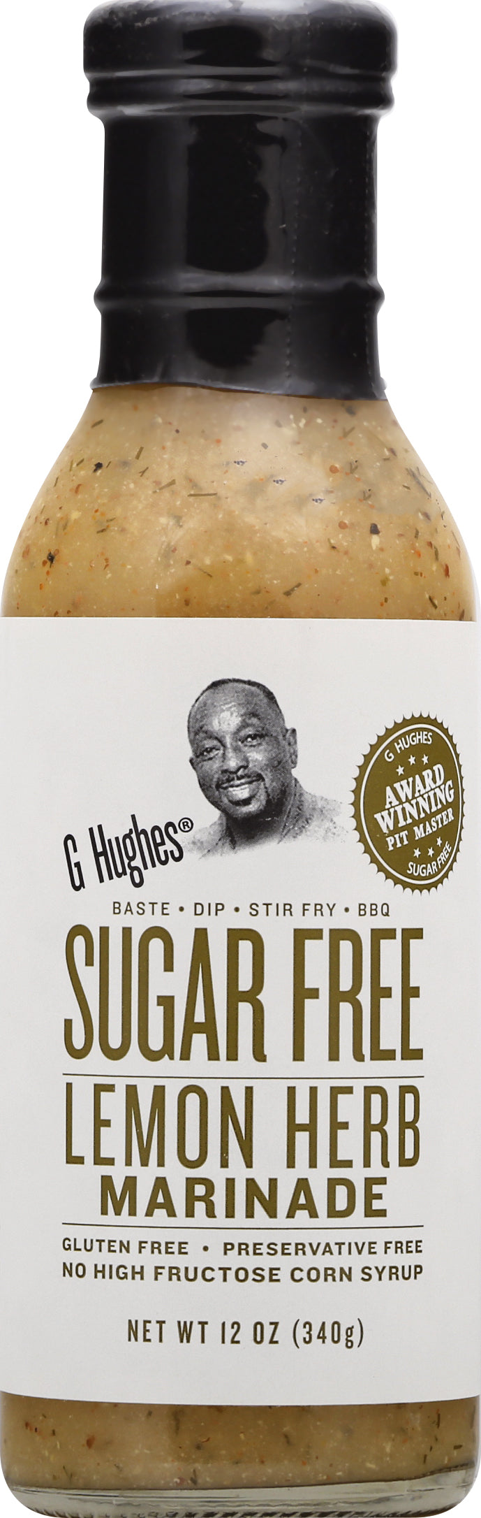 G Hughes Sugar Free Lemon Herb Marinade 12 oz - Case of 6