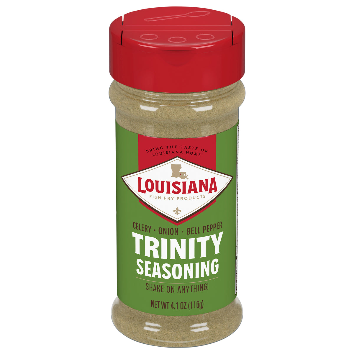 Louisiana Fish Fry Products Celery/Onion/Bell Pepper Trinity Seasoning 4.1 oz - Case of 12