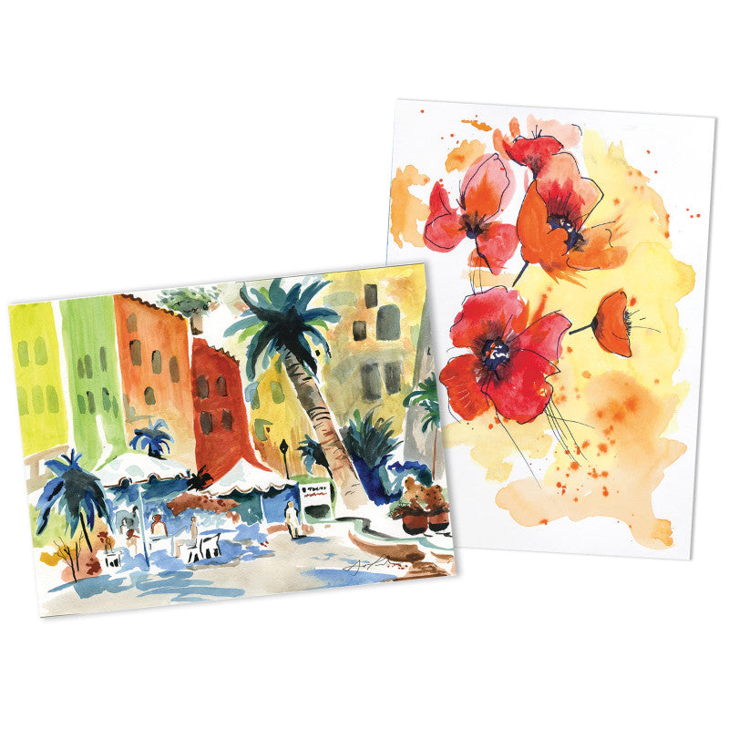 UCREATE - Watercolor Paper, White, 90lb., 18" x 24", 50 Sheets