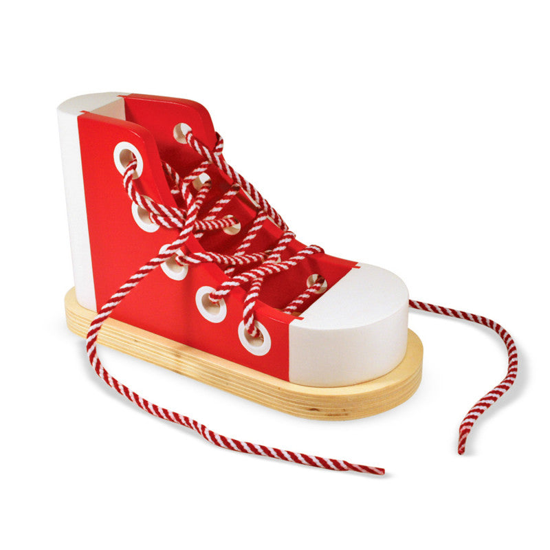 MELISSA & DOUG - Lacing Shoe, Wood