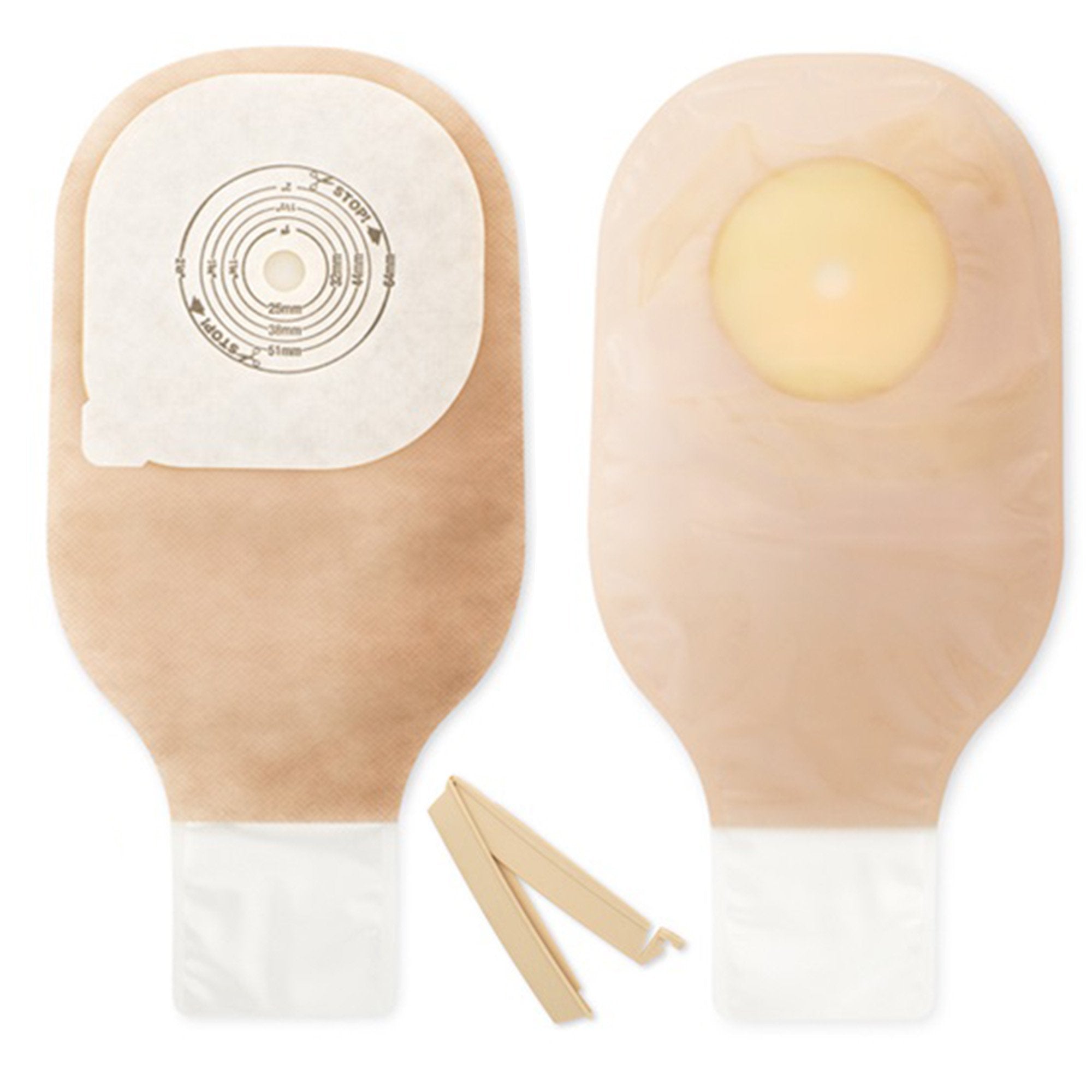 Hollister - Colostomy Pouch Premier™ One-Piece System 12 Inch Length Trim To Fit Drainable [10/BX]