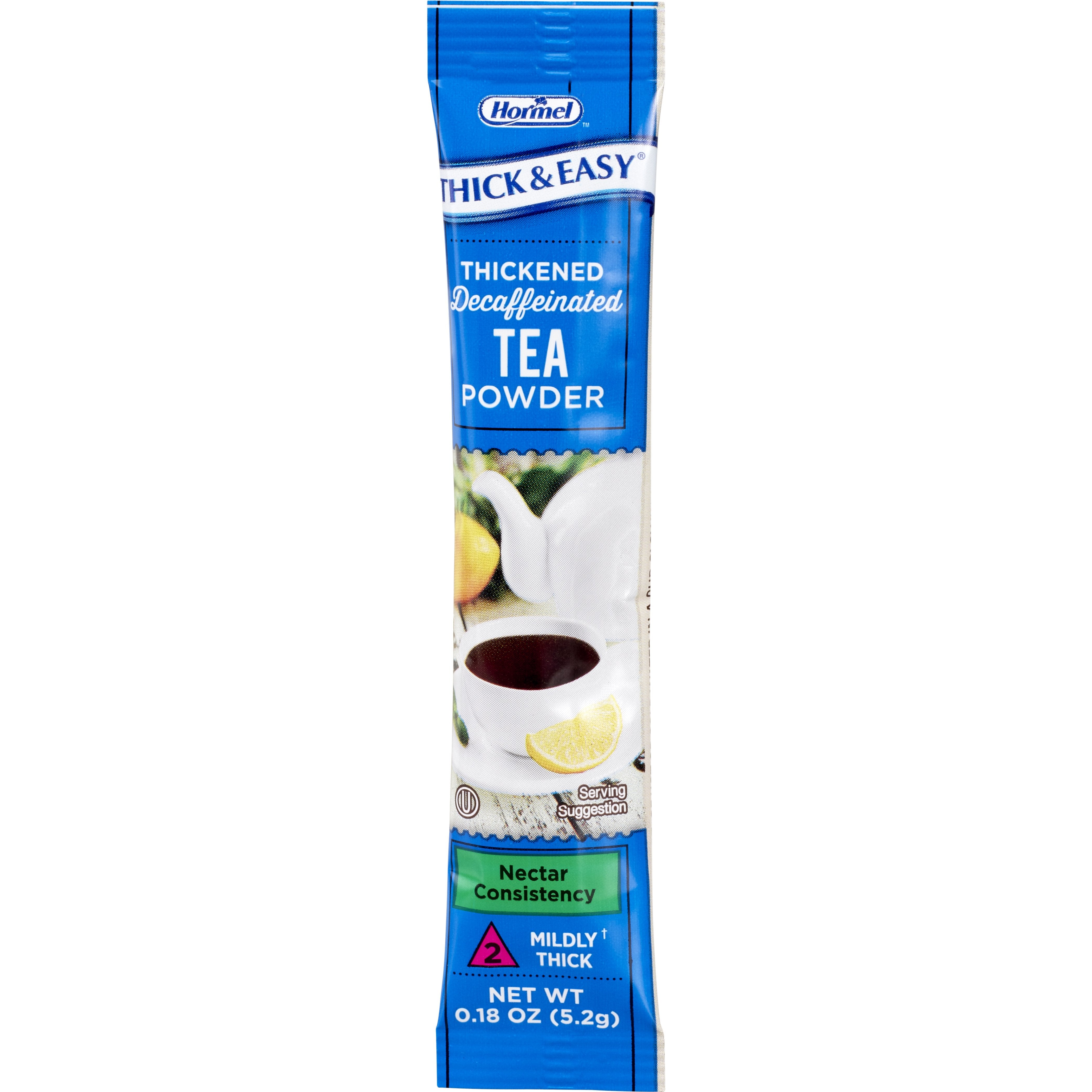 Lyons Magnus LLC - Thickened Beverage Thick & Easy® 5.2 Gram Individual Packet Tea Flavor Powder IDDSI Level 2 Mildly Thick [72/CS]