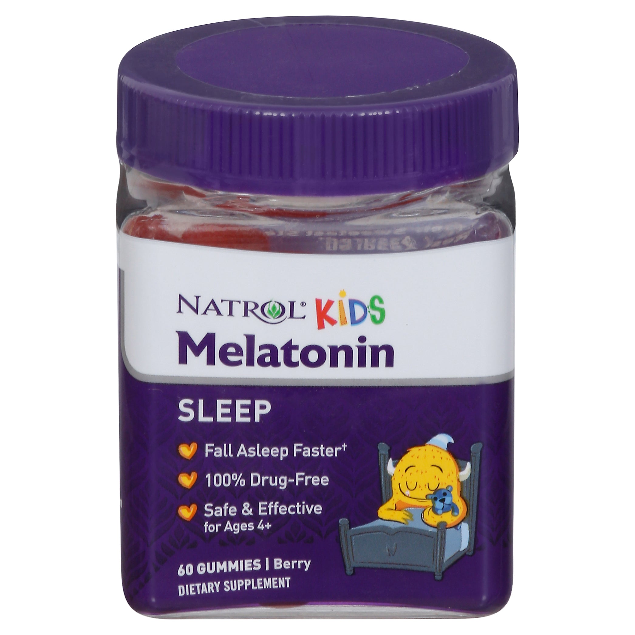 Natrol Kids Sleep Berry Melatonin 60 Gummies - Case of 1