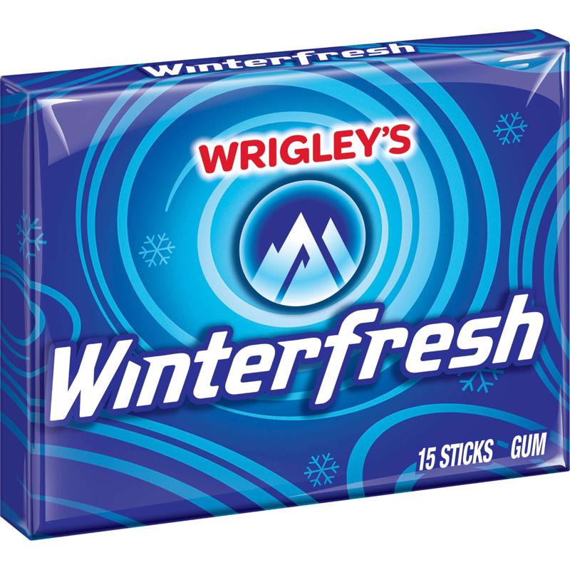 WRIGLEY'S - Wrigley's Winterfresh Chewing Gum 15 pc - Case of 10