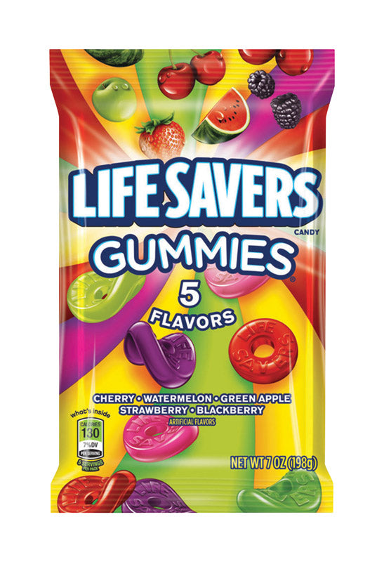 LIFE SAVERS - Life Savers Assorted Gummi Candy 7 oz - Case of 12