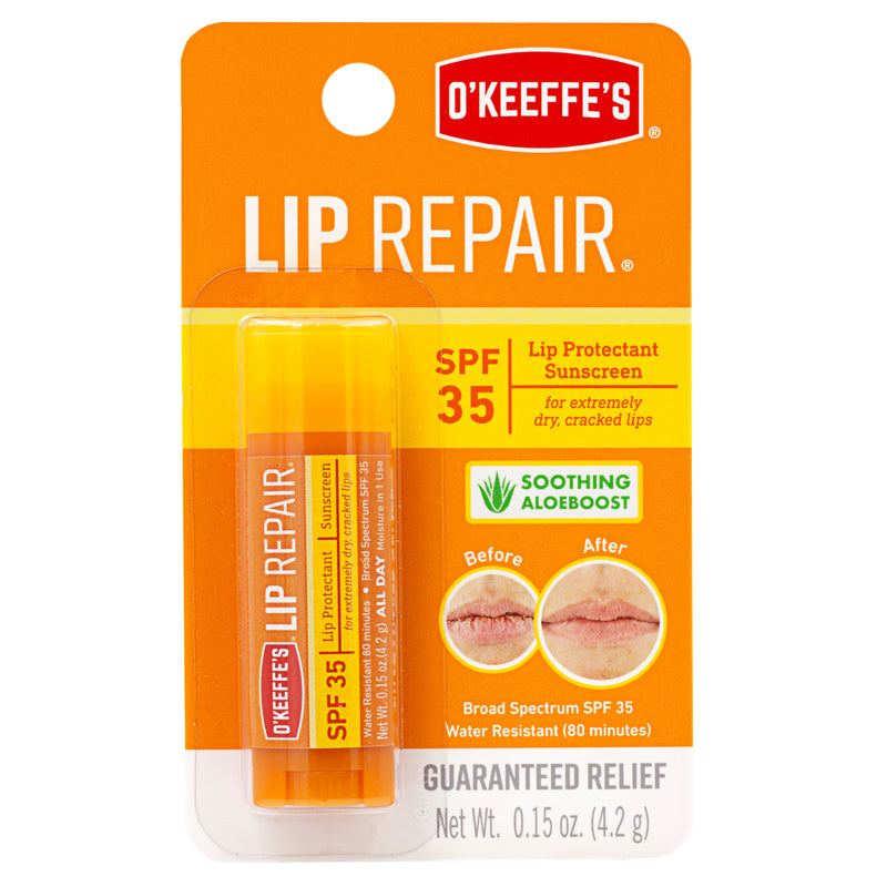 O'KEEFFE'S - O'Keeffe's Lip Repair No Scent Lip Balm 0.15 oz 1 pk - Case of 6 [K0900008]