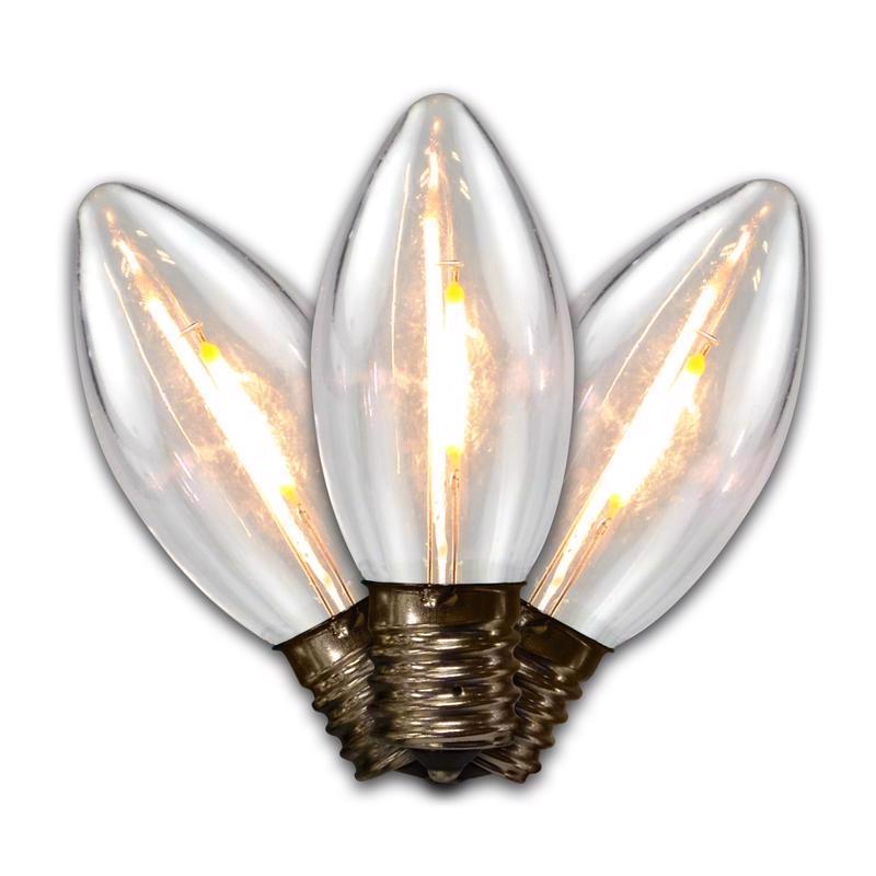 HOLIDAY BRIGHT LIGHTS - Holiday Bright Lights LED C9 Warm White 25 ct Replacement Christmas Light Bulbs [BU25FLDSC9-TWWA]