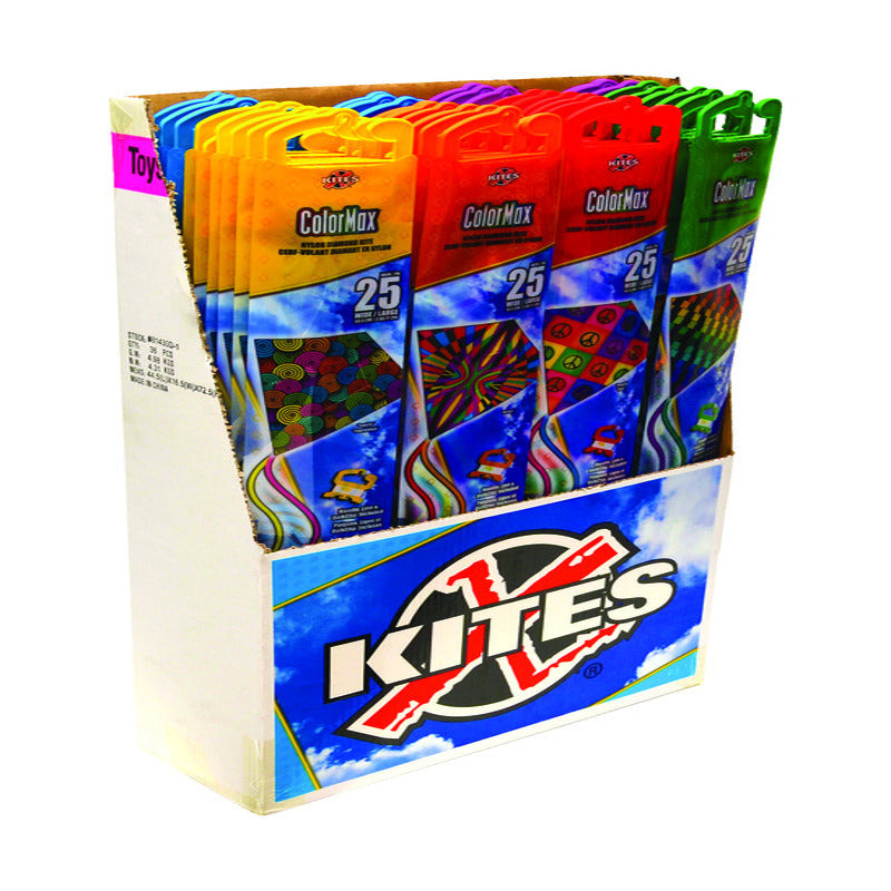 X KITES - X Kites ColorMax Kites 3 pc - Case of 36
