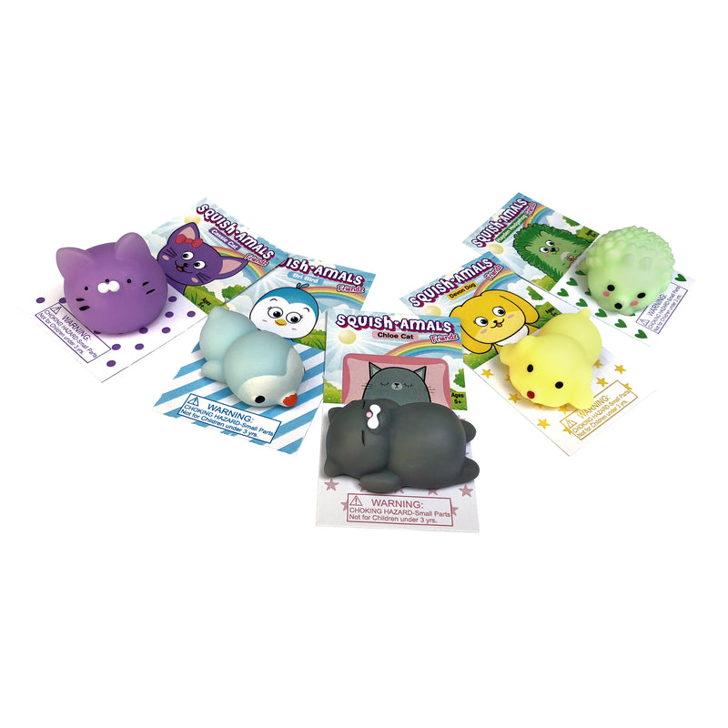 ZORBITZ - Zorbitz Squish-Amals Friendz Squishy Animal Toy Plastic - Case of 20