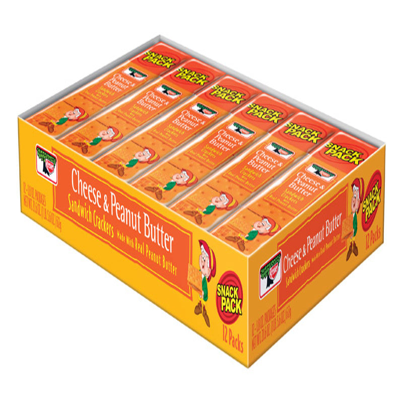 KEEBLER - Keebler Cheese and Peanut Butter Crackers 1.8 oz Pouch - Case of 12
