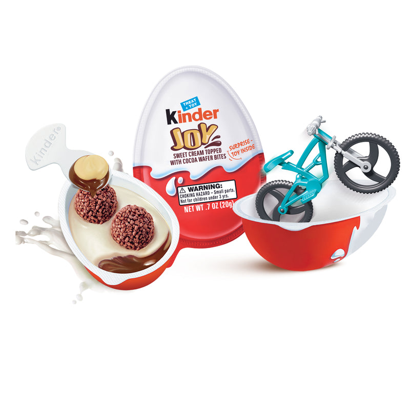 FERRERO - Ferrero Kinder Joy Sweet Cream W/Cocoa Wafer Bites Candy w/Toy 0.7 oz - Case of 15