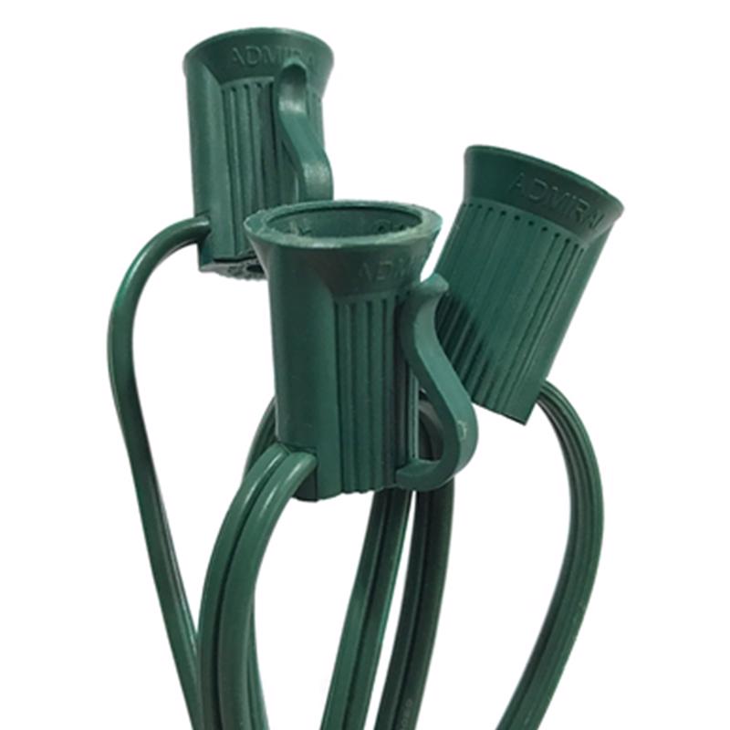 HOLIDAY BRIGHT LIGHTS - Holiday Bright Lights LED C7 String Socket Light Cord on Reel 1000 ft.