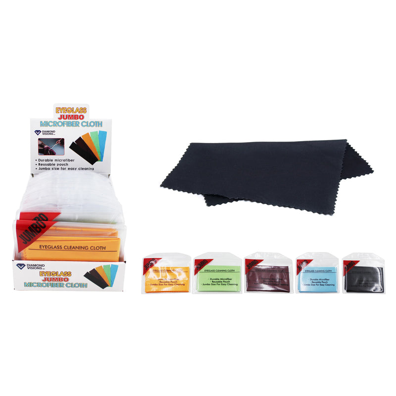 DIAMOND VISIONS - Diamond Visions Eyeglass Cleaning Cloth Microfiber 1 pk - Case of 18