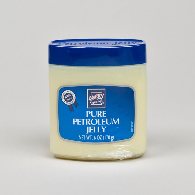 LUCKY SUPER SOFT - Lucky Super Soft White Petroleum Jelly 6 oz - Case of 6
