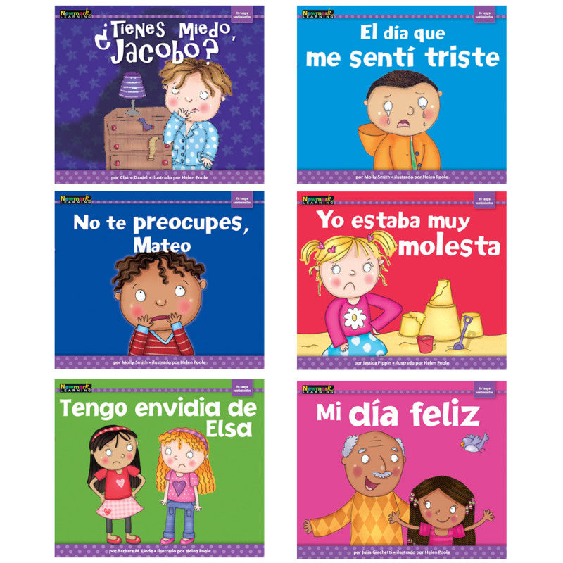 NEWMARK LEARNING - MySELF Readers: I Have Feelings, Small Book, Spanish, Set of 6