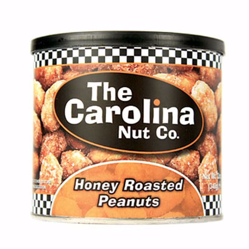 THE CAROLINA NUT COMPANY - The Carolina Nut Company Honey Roasted Peanuts 12 oz Can - Case of 6