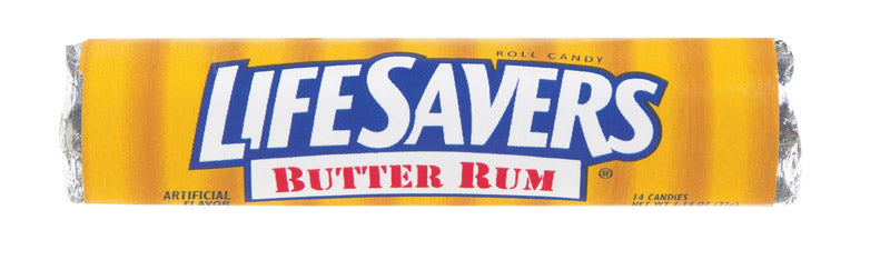 LIFE SAVERS - Life Savers Butter Rum Hard Candy 1.14 oz - Case of 20