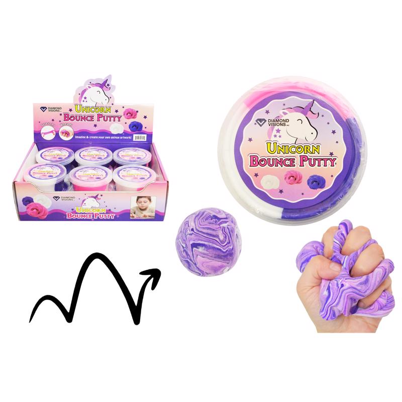 DIAMOND VISIONS - Diamond Visions Unicorn Bounce Putty 1 pk - Case of 12