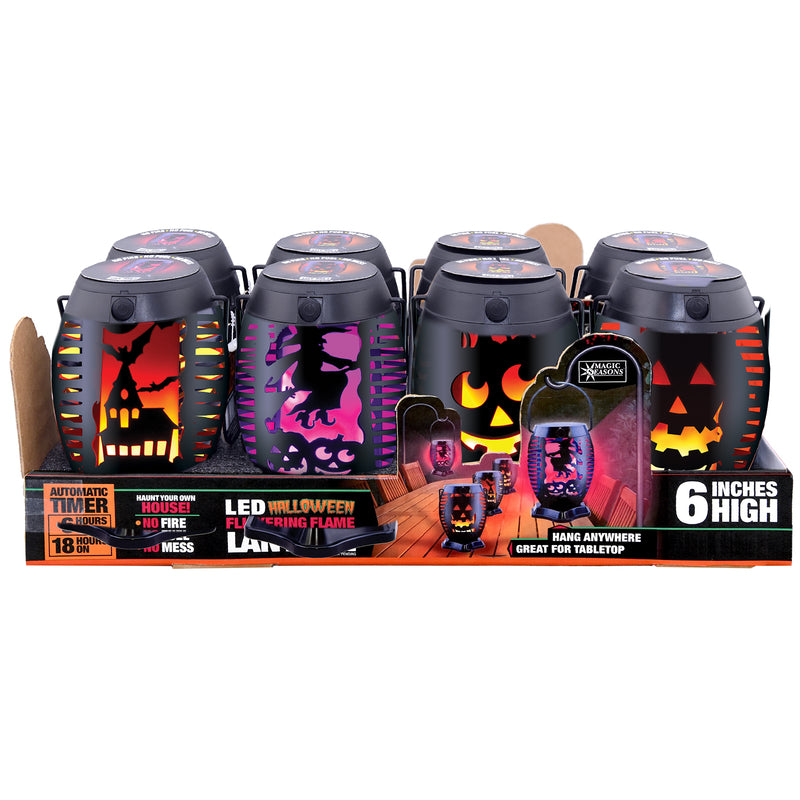 MAGIC SEASONS - Magic Seasons Halloween Flickering Flame Lantern 1 pk - Case of 12