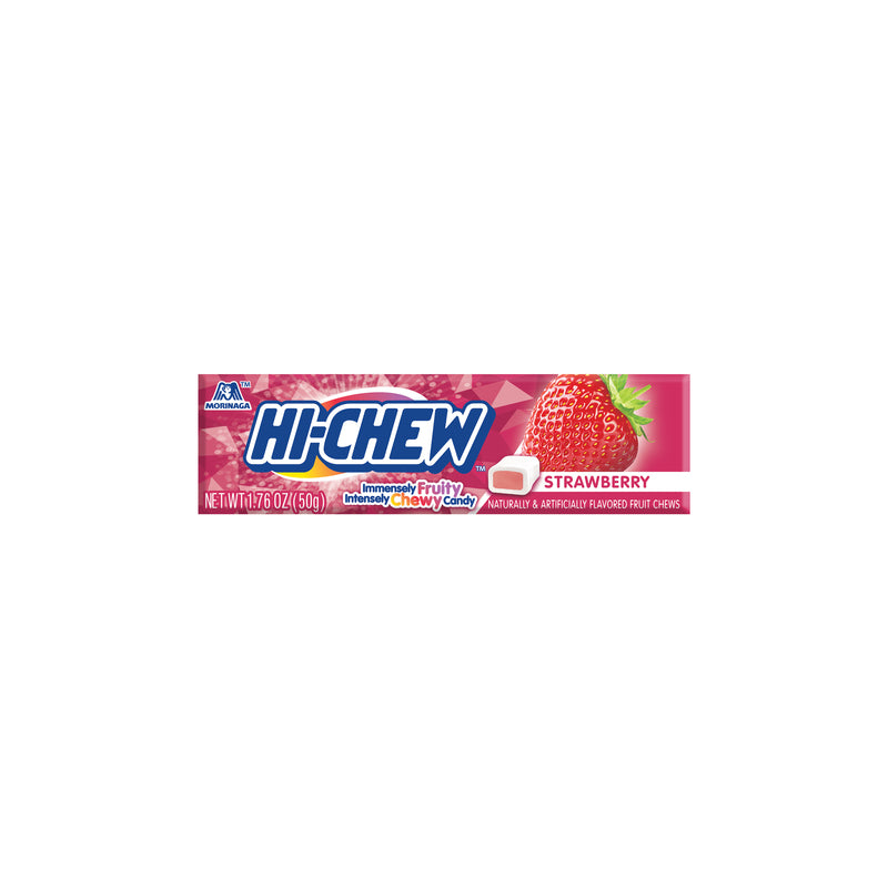 MORINAGA - Morinaga Hi-Chew Strawberry Candy 1.76 oz - Case of 15