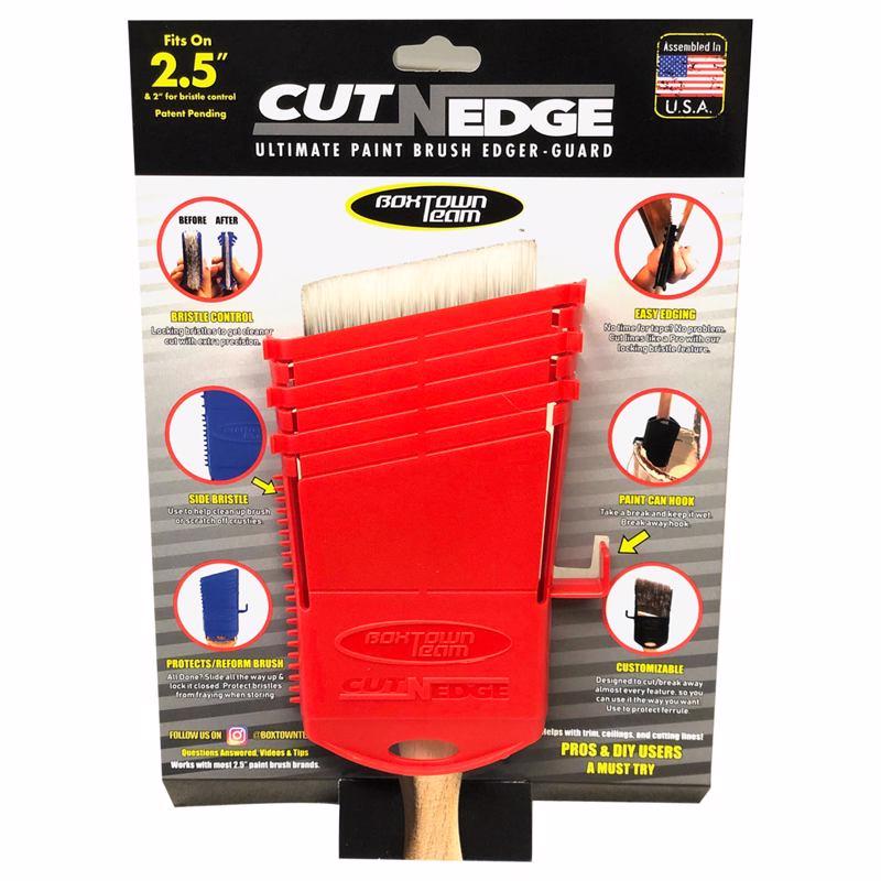 BOXTOWN TEAM - Boxtown Team Cut-N-Edge 2 in. W X 2.5 in. L Red Plastic Paint Edger and Brush Guard