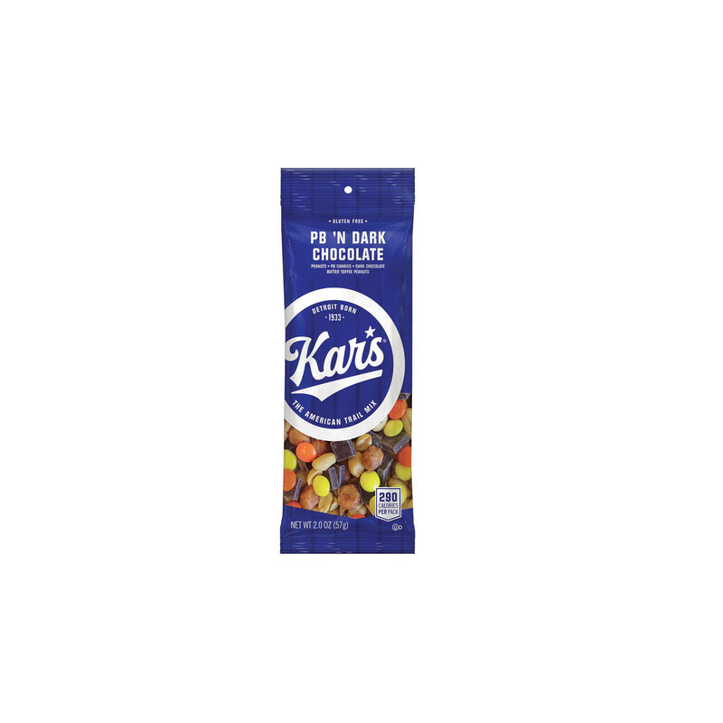 KARS - Kars Peanut Butter 'N Dark Chocolate Trail Mix 2 oz Bagged - Case of 12