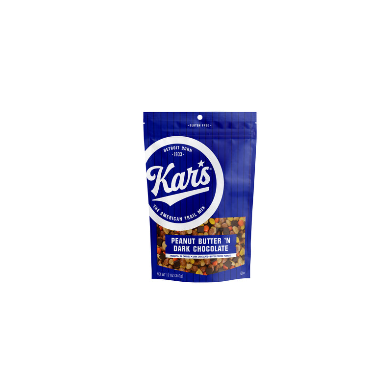 KARS - Kars Peanut Butter 'N Dark Chocolate Trail Mix 12 oz Bagged - Case of 6