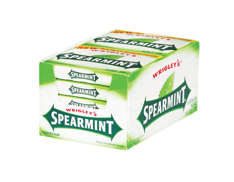 WRIGLEY'S - Wrigley's Spearmint Chewing Gum 1 pk - Case of 10