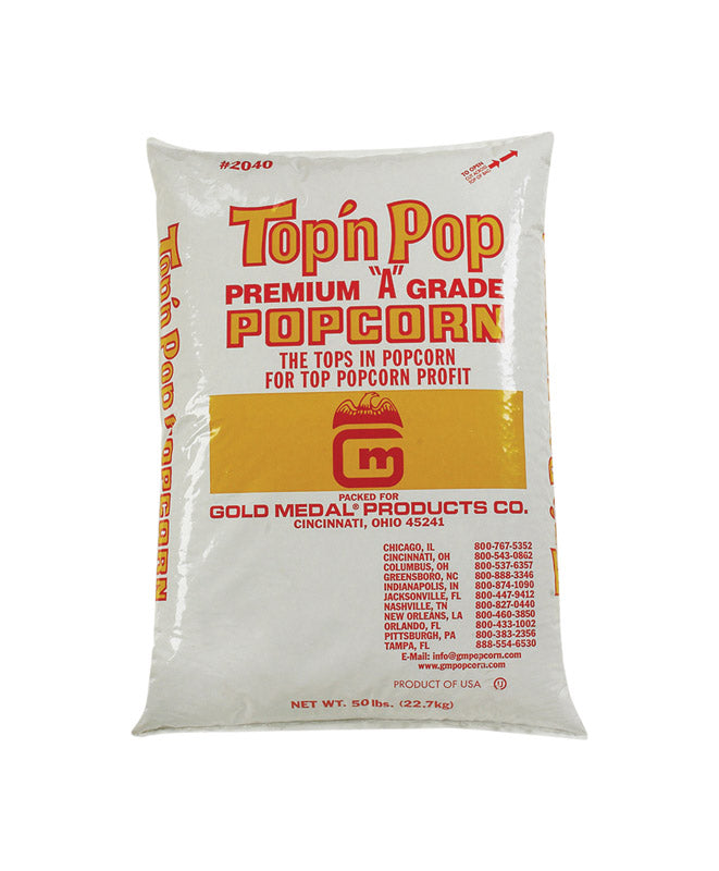 GOLD MEDAL - Gold Medal Top N Pop Popcorn 50 lb Bagged