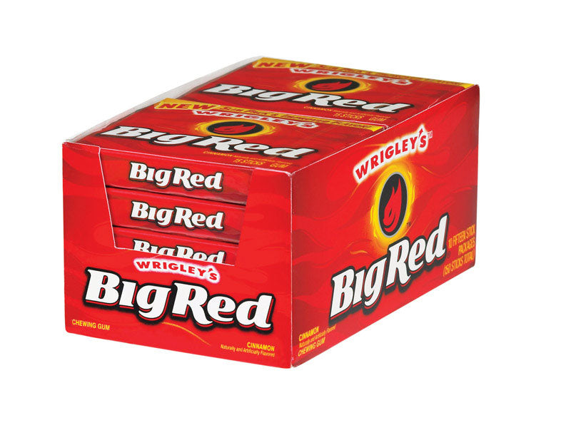 WRIGLEY'S - Wrigley's Big Red Cinnamon Chewing Gum 15 pc - Case of 10
