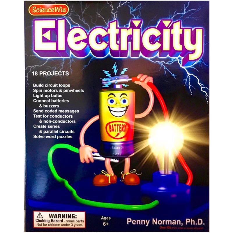 SCIENCE WIZ - Science Wiz Games/Science STEM Learning Electricity Kit 1 pk