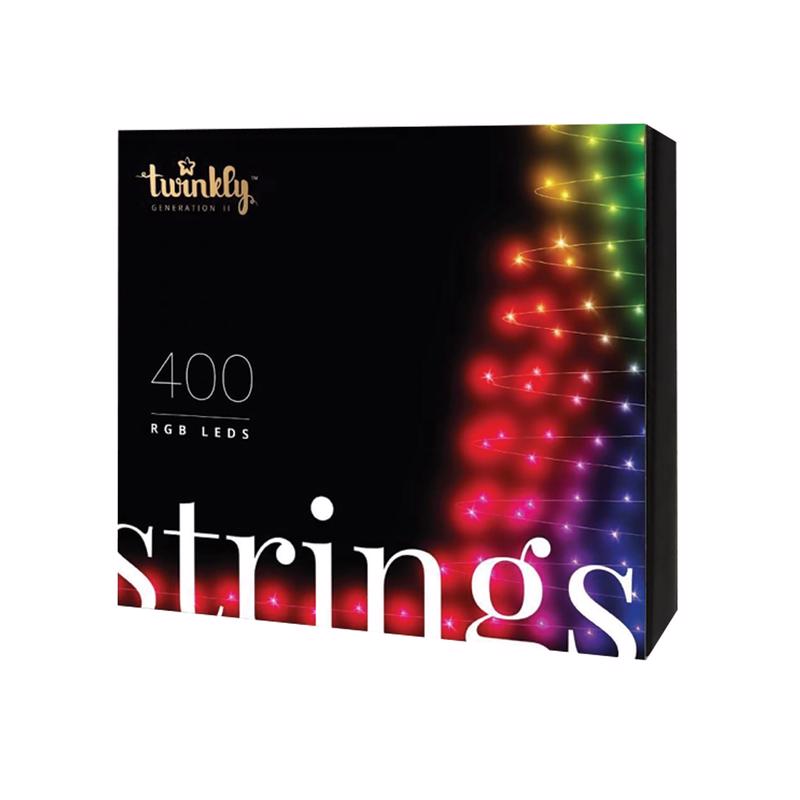 TWINKLY - Twinkly LED Micro/5mm Multicolored 400 ct String Christmas Lights 105 ft.